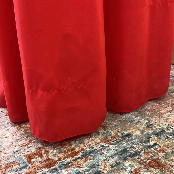 BCBG MaxAzria Red “Jamie” Chiffon Gown - Picture 6 of 11